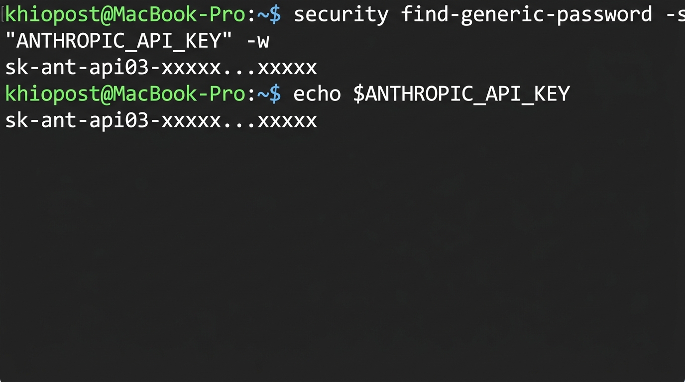 API 키 — 설정 및 실행 결과 화면