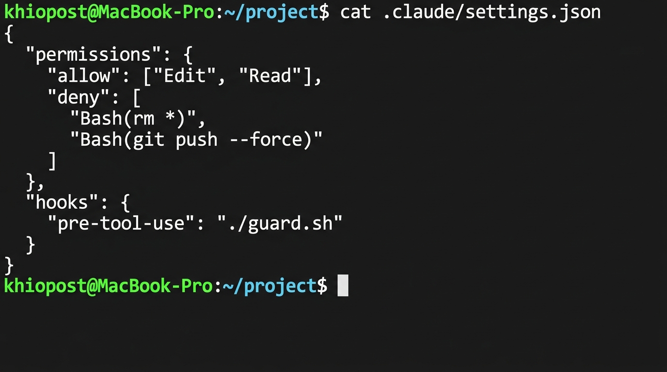 Claude Code — 설정 및 실행 결과 화면