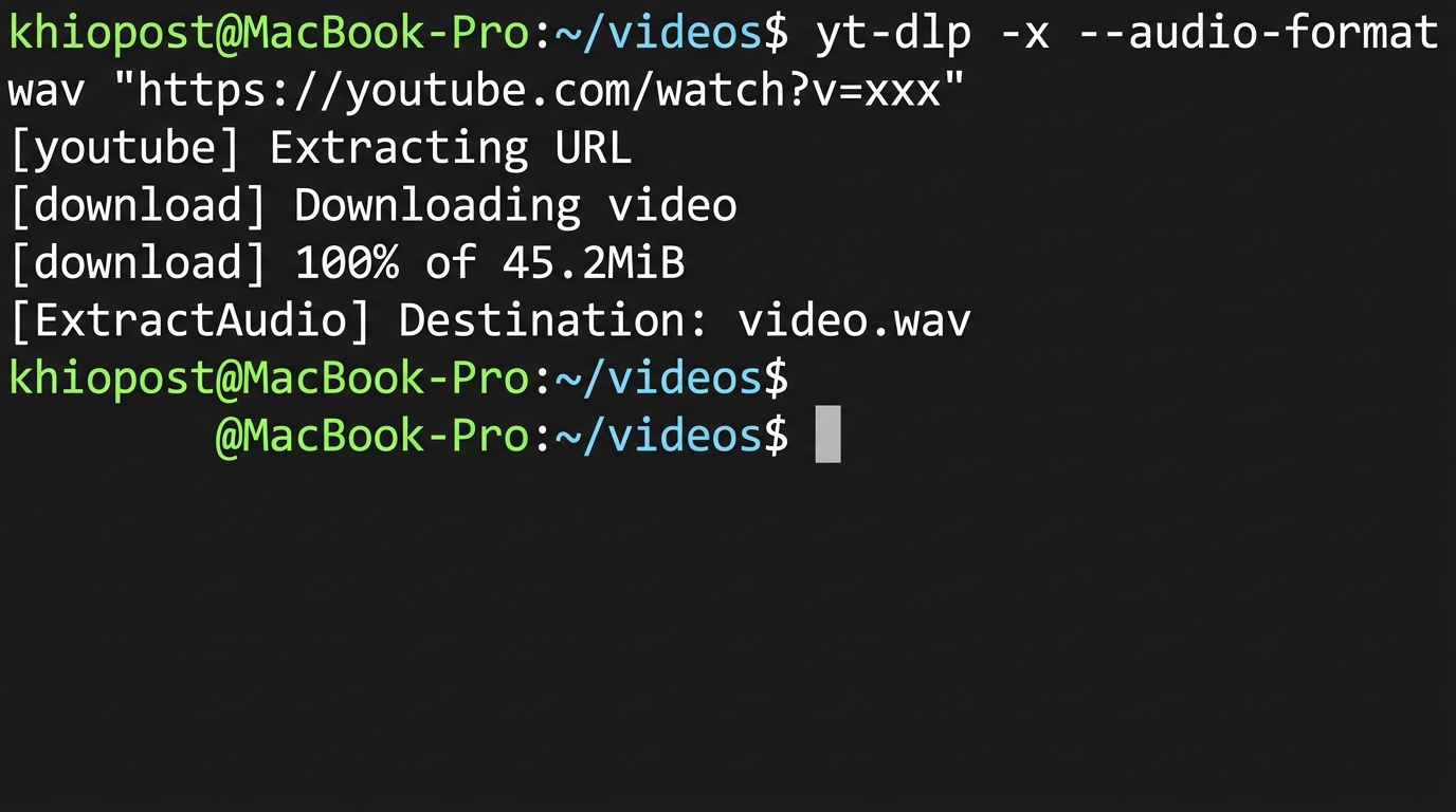 Whisper — 설정 및 실행 결과 화면